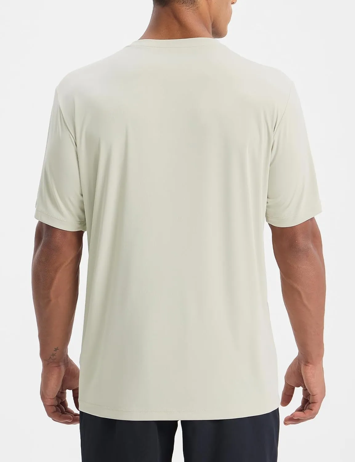 baleaf Men's UPF 50  Sun Protection Shirts UV SPF Short Sleeve T-Shirts Rash Guard Quick Dry Lightweight Hiking Athletic