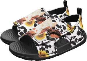 Boys Horse Summer Kids Open Toe Sport Outdoor Athletic Sandals Quick Dry Water Pool Shoes Adjustable