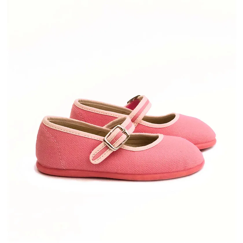 Canvas Mary Janes, Pivoine