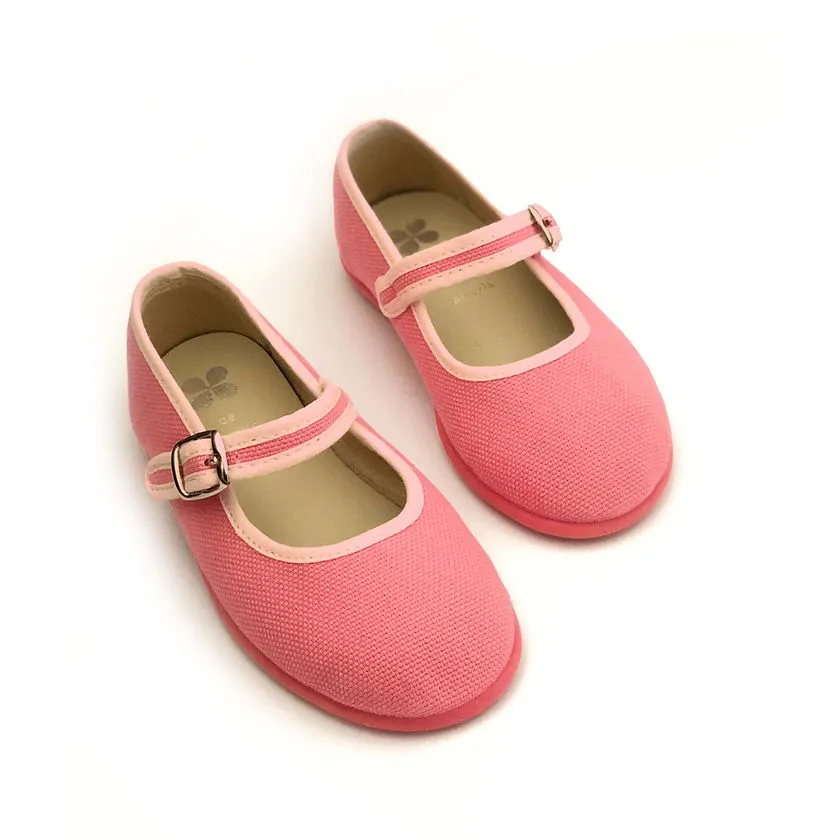 Canvas Mary Janes, Pivoine