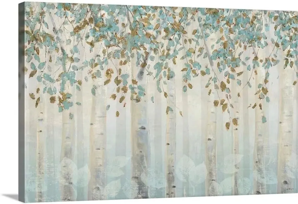 CANVAS ON DEMAND Dream Forest I Canvas Wall Art Print by James Wiens, Abstract, Contemporary, Home Decor, Design, Autumn Artwork, 18" x12in
