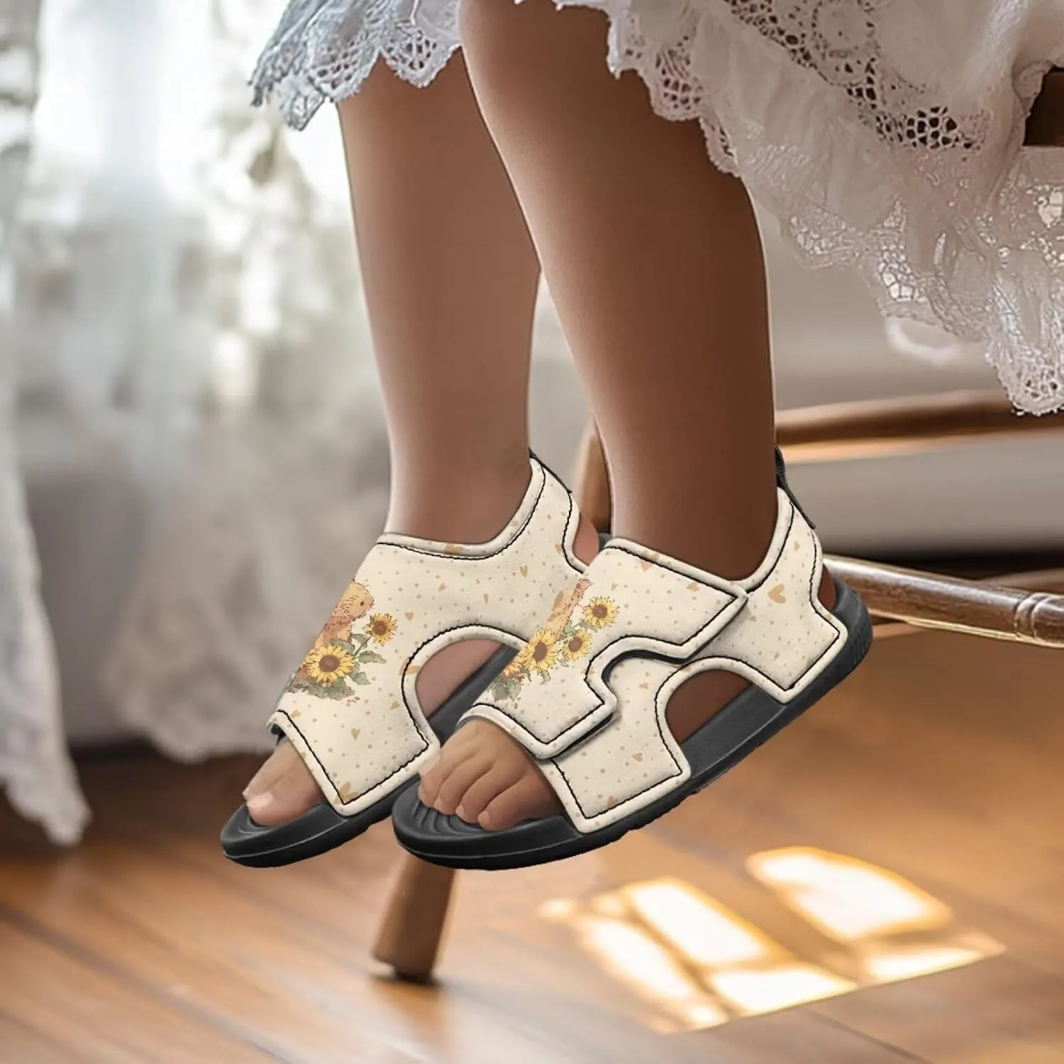 Capybara Sport Sandals for Kids Fashion Cute Summer Water Shoes Quick Dry Open Toe Hiking Walking Sandals for Boys Girls