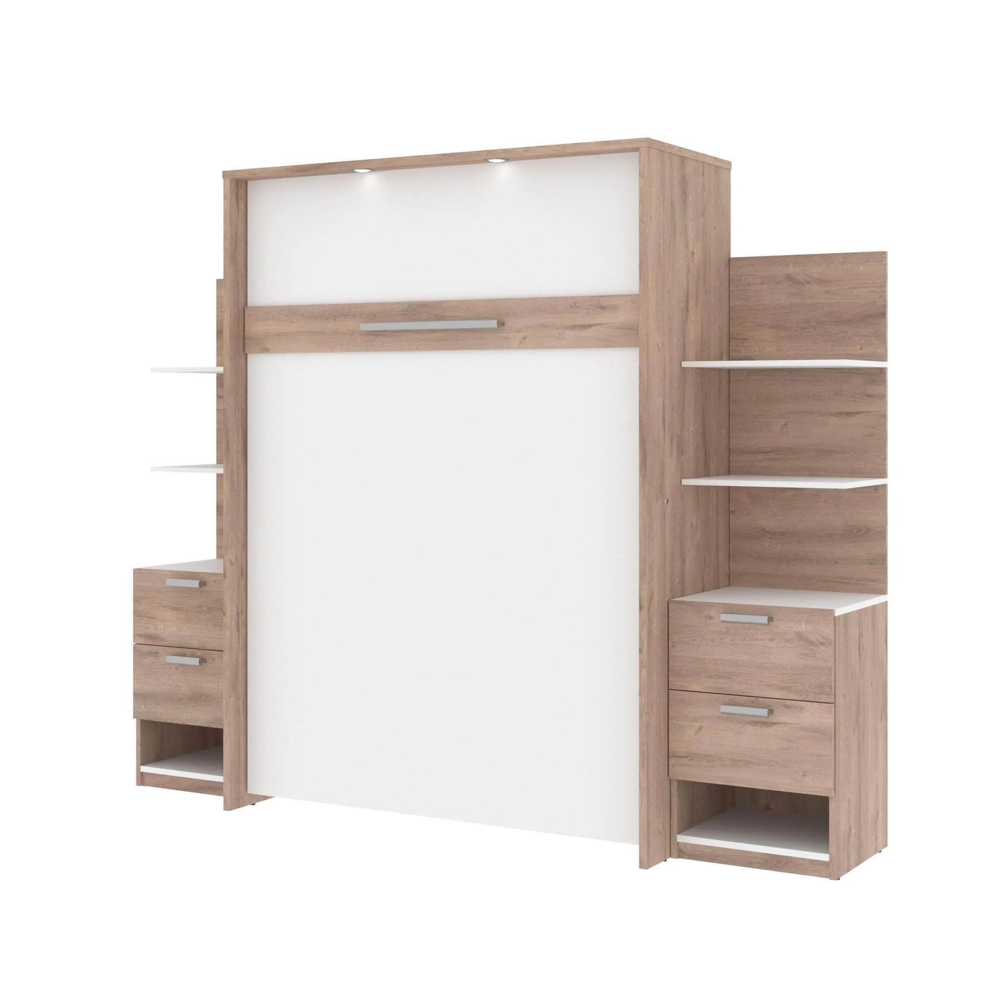 Cielo Full Murphy Wall Bed with Storage (98W) - Available in 2 Colours