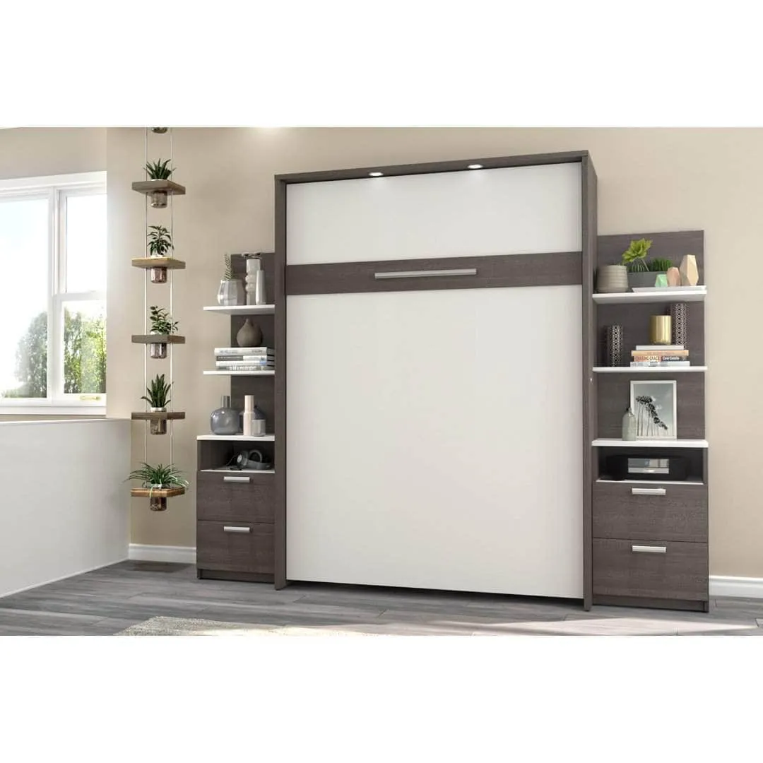 Cielo Full Murphy Wall Bed with Storage (98W) - Available in 2 Colours