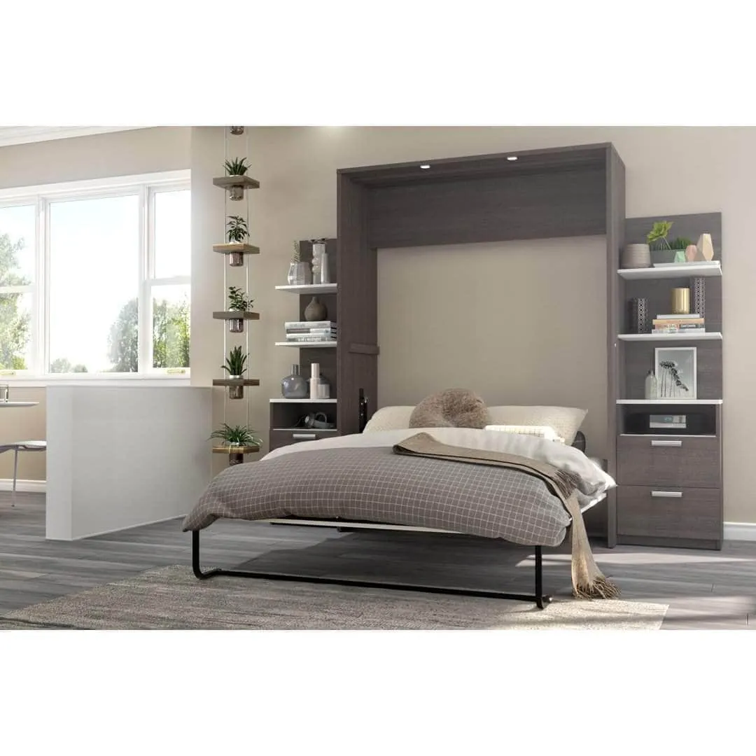 Cielo Full Murphy Wall Bed with Storage (98W) - Available in 2 Colours