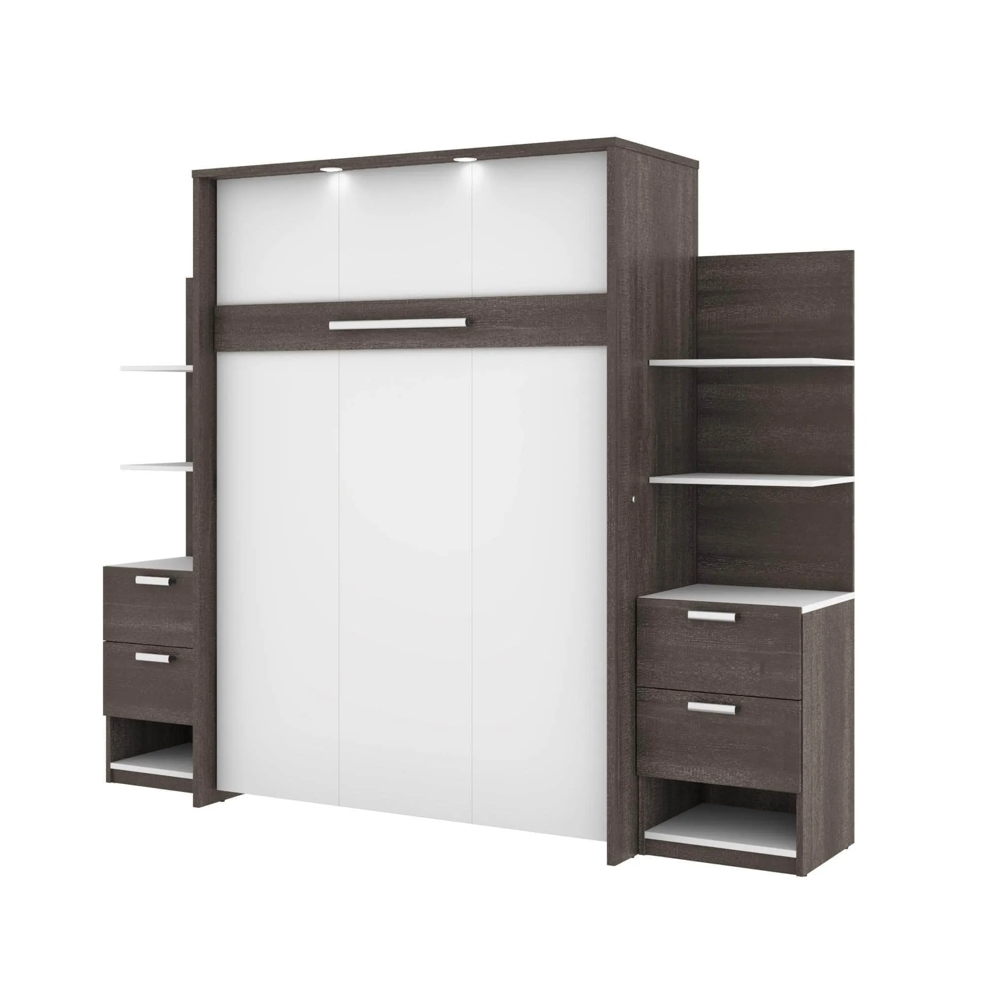 Cielo Full Murphy Wall Bed with Storage (98W) - Available in 2 Colours