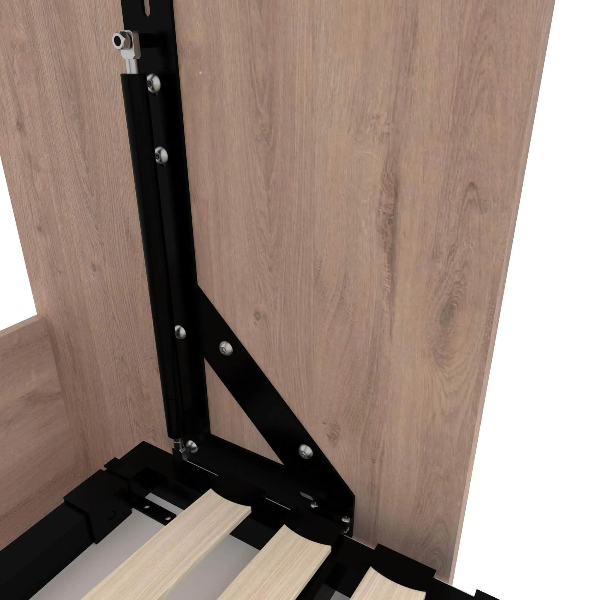 Cielo Queen Murphy Wall Bed with Storage (104W) - Available in 2 Colours