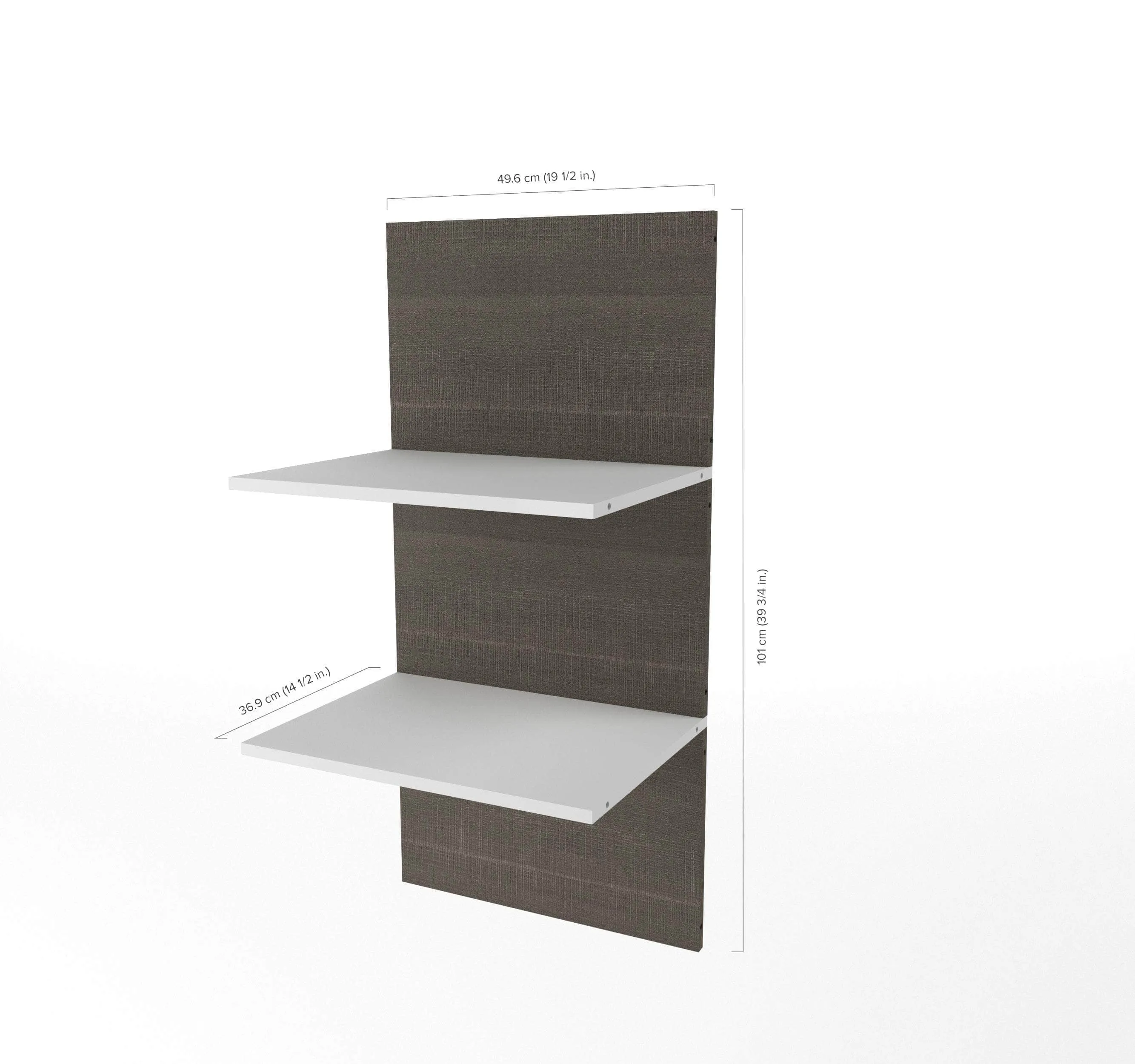 Cielo Queen Murphy Wall Bed with Storage Cabinet (85W) - Available in 2 Colours