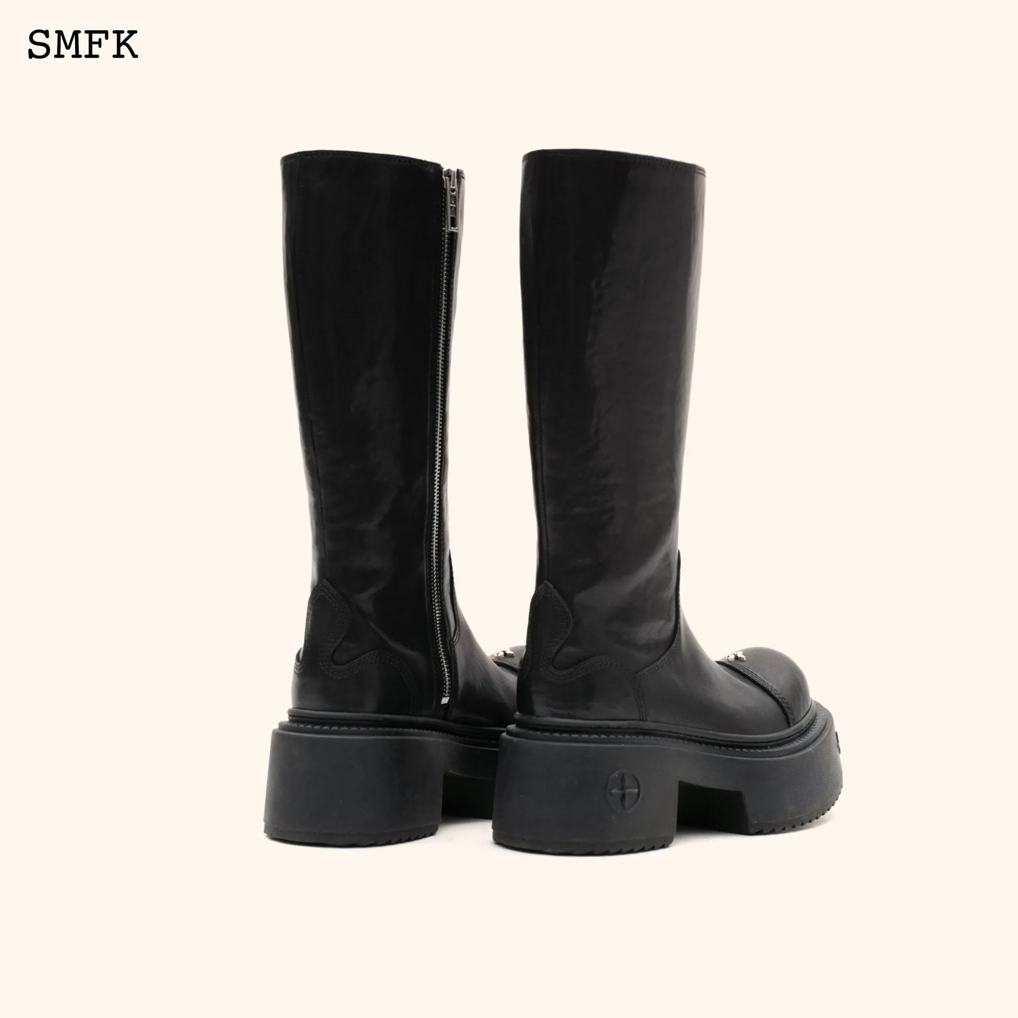 Compass Rider Medium Boots In Black
