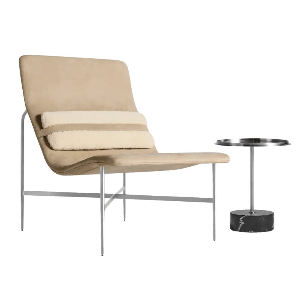 Deep Thoughts Leather Lounge Chair