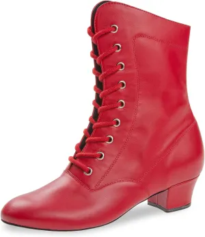 Diamant Men's Ballroom Dance Shoes, red, 6.5