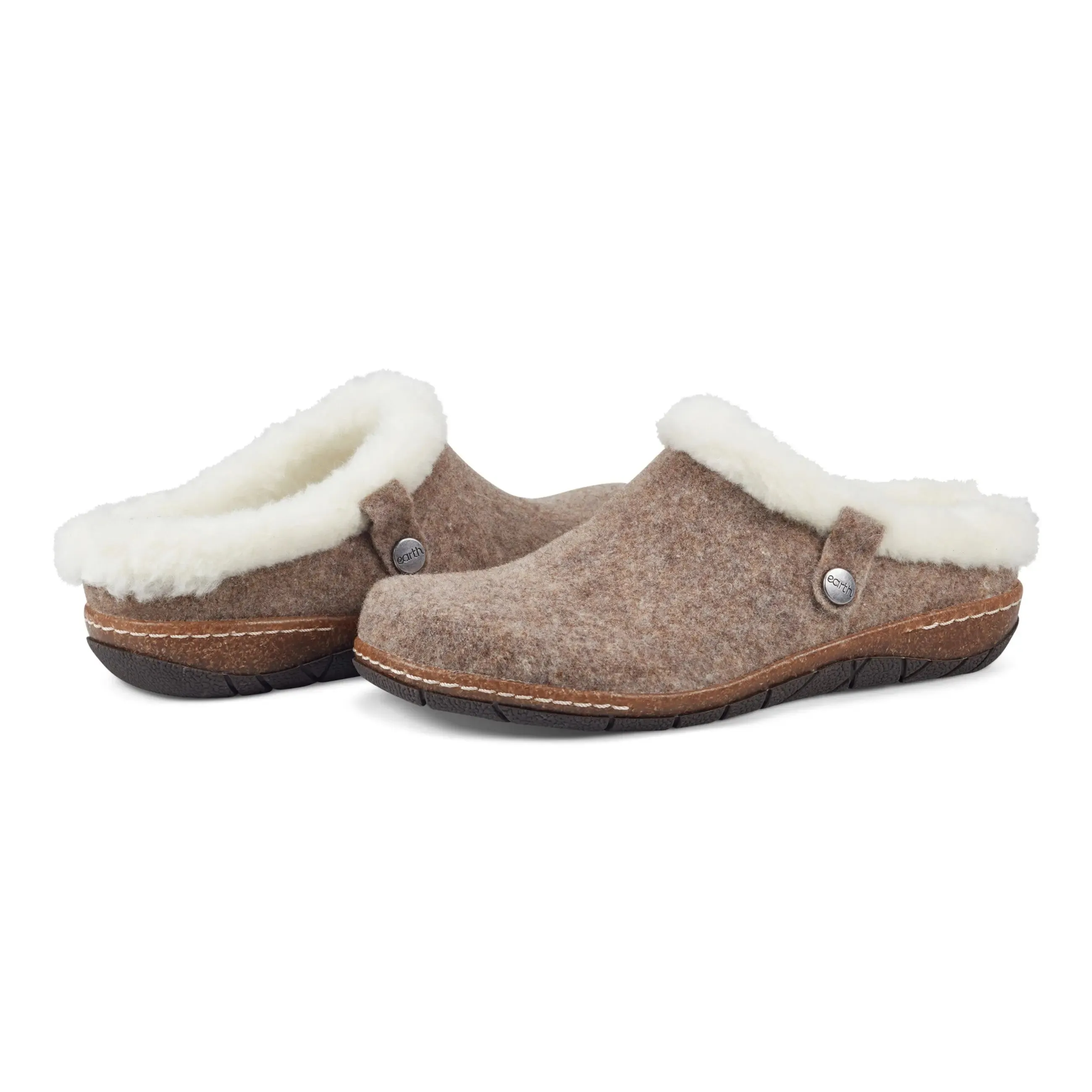 Elena Cold Weather Round Toe Casual Slip-on Clogs