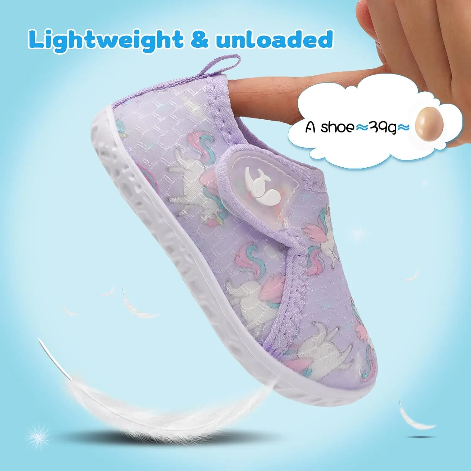 FEETCITY Baby Boys Girls Water Sport Shoes Barefoot Kids Aqua Socks Quick-Dry Beach Swim Pool Shoes