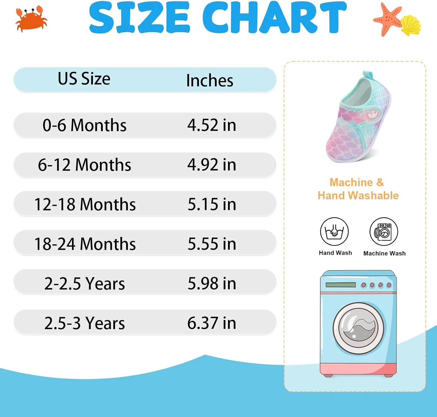 FEETCITY Baby Boys Girls Water Sport Shoes Barefoot Kids Aqua Socks Quick-Dry Beach Swim Pool Shoes