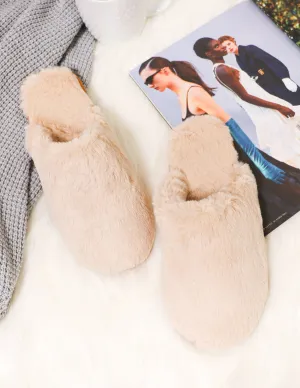 FUZZY WUZZY SLIPPER - Natural