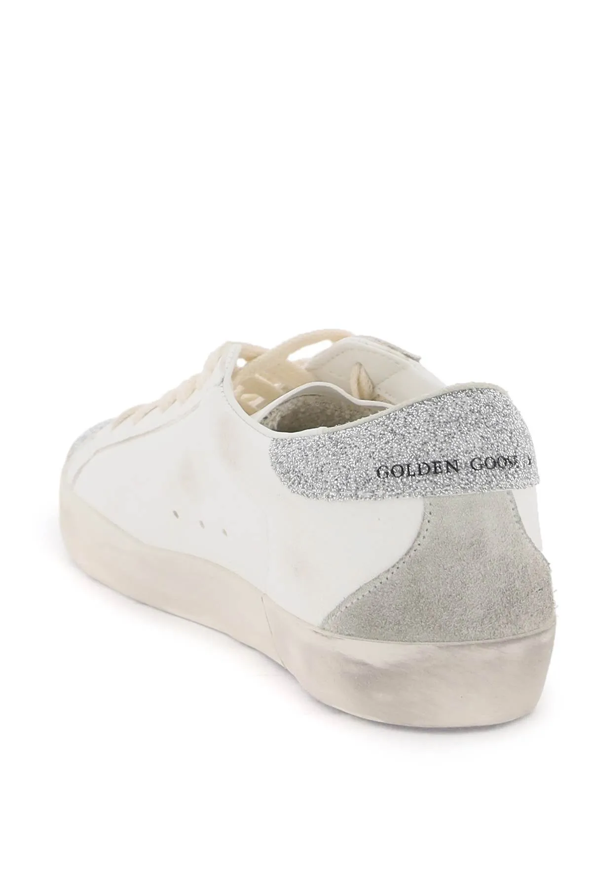 Golden goose 'super-star' sneakers with glitter