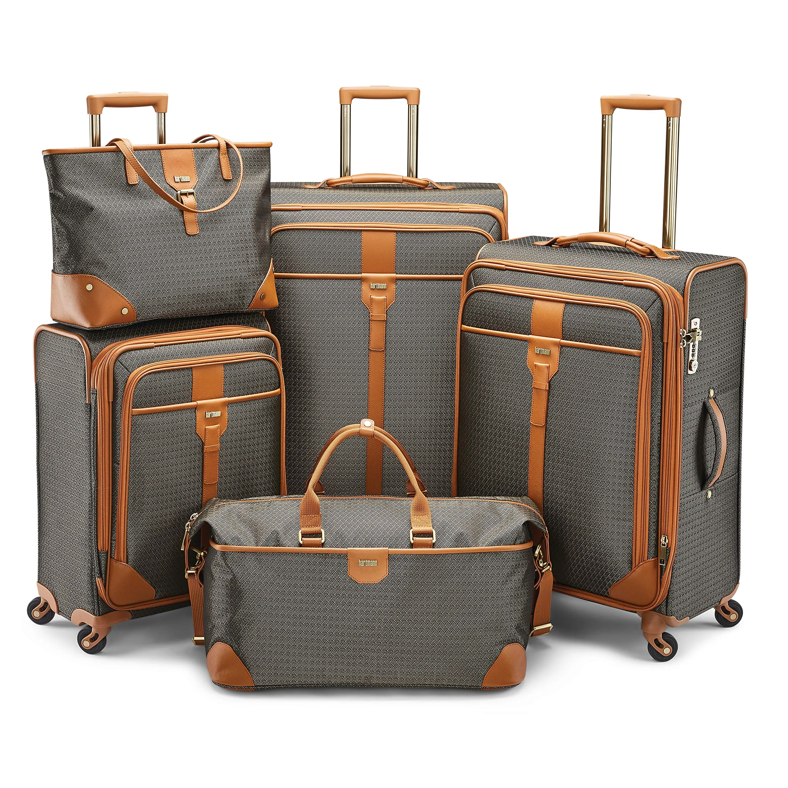 Hartmann Luxe, Walnut Brown Jacquard