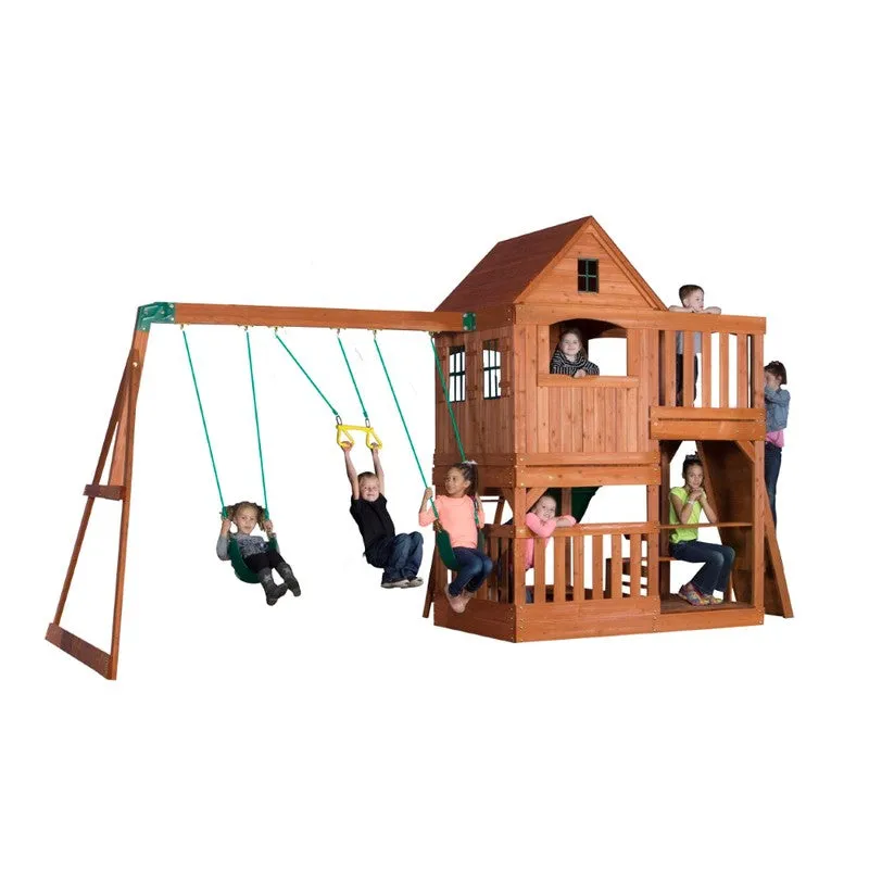 Hill Crest Play Tower (incl. swings) - (COD Not Available)