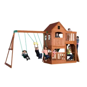 Hill Crest Play Tower (incl. swings) - (COD Not Available)