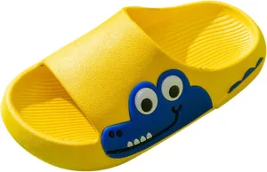 Kids Toddler Boys Girls Cloud Slide Dinosaur Shower Slippers Summer Soft Sole Non Slip Quick Dry Beach Pool Shoes