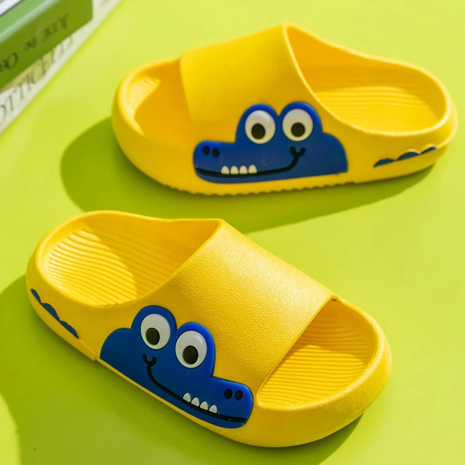 Kids Toddler Boys Girls Cloud Slide Dinosaur Shower Slippers Summer Soft Sole Non Slip Quick Dry Beach Pool Shoes