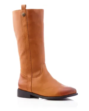 Lily Long Boot Leather Tan