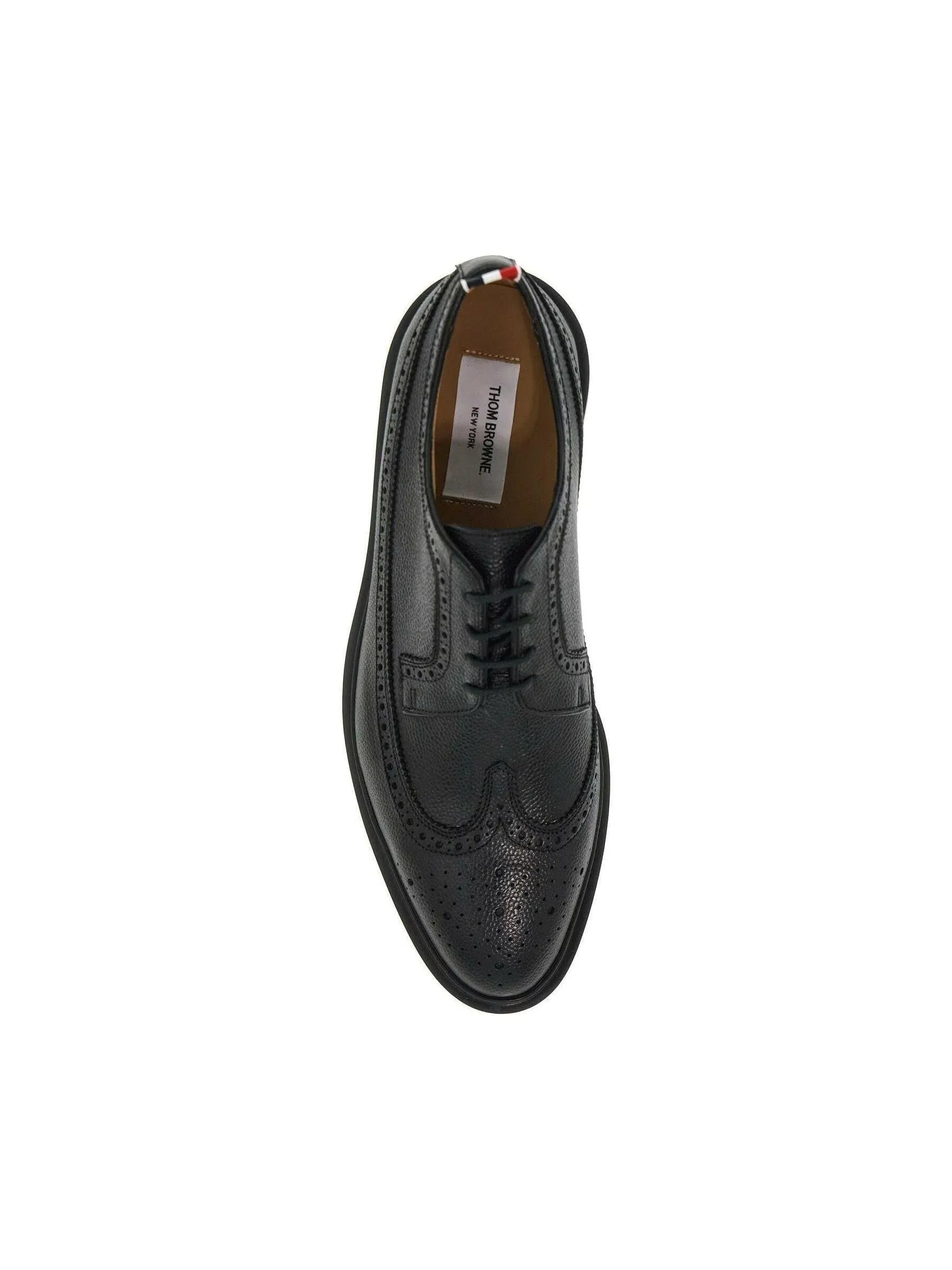 Longwing Brogue Leather Dress Shoe