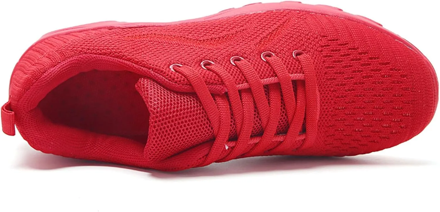Meidiastra Womens Walking Shoes-Mesh Lace Up Lady Girls Nurse Working Shoes Running Jogging Shoes Sneakers with Air Cushion