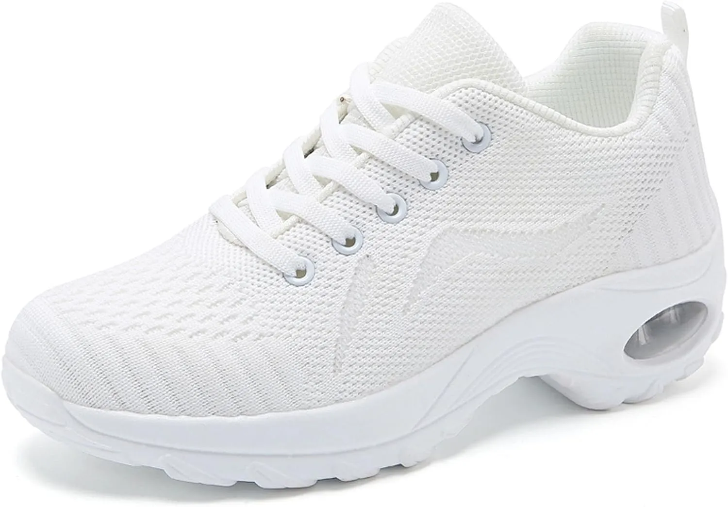Meidiastra Womens Walking Shoes-Mesh Lace Up Lady Girls Nurse Working Shoes Running Jogging Shoes Sneakers with Air Cushion