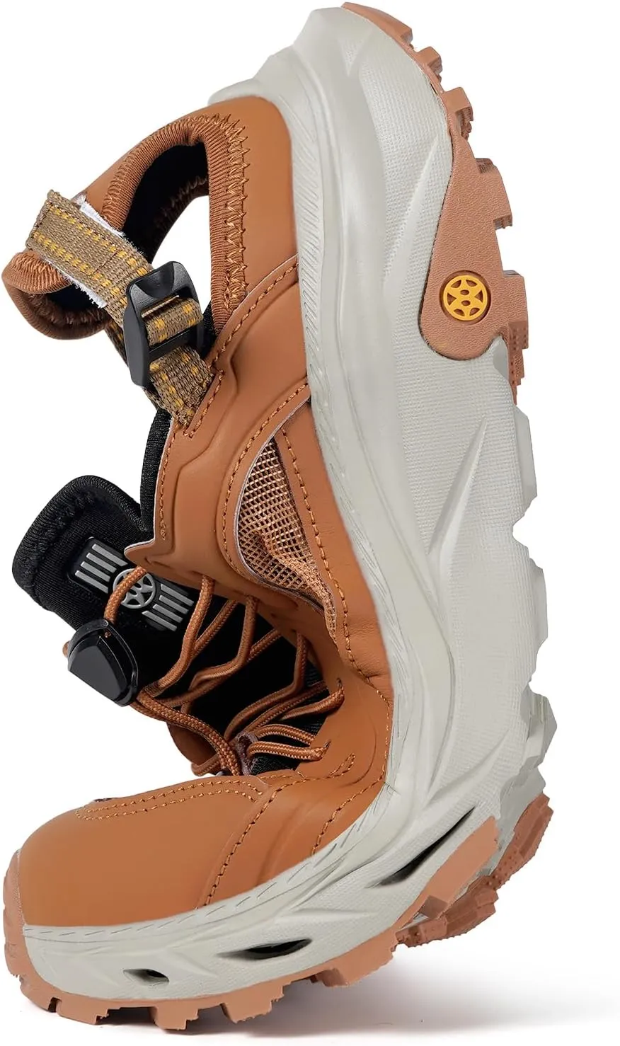 Mens Amphibious Water Shoes Outdoor Hiking Sandals Quick Dry Swim Beach Aqua Shoes Closed Toe Non-Slip for River Fishing Sailing Travel Camping Athletic