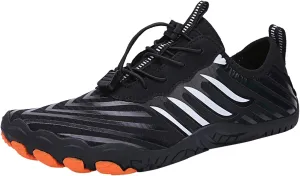 Mens Size 9 Wide Water Shoes Breathable Non Slip Athletic Water Shoes Hiking Men Water Shoes Wide Summer Quick Dry Sandals Slippers Aqua Socks for Swim Beach Pool Surf Yoga