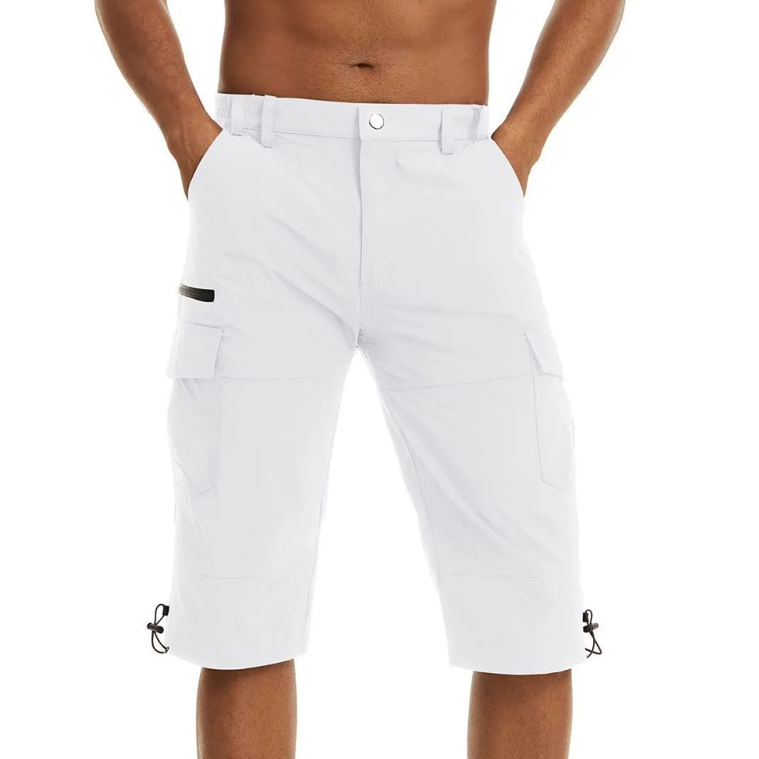 Men’s Thin Loose Summer Cropped Trousers