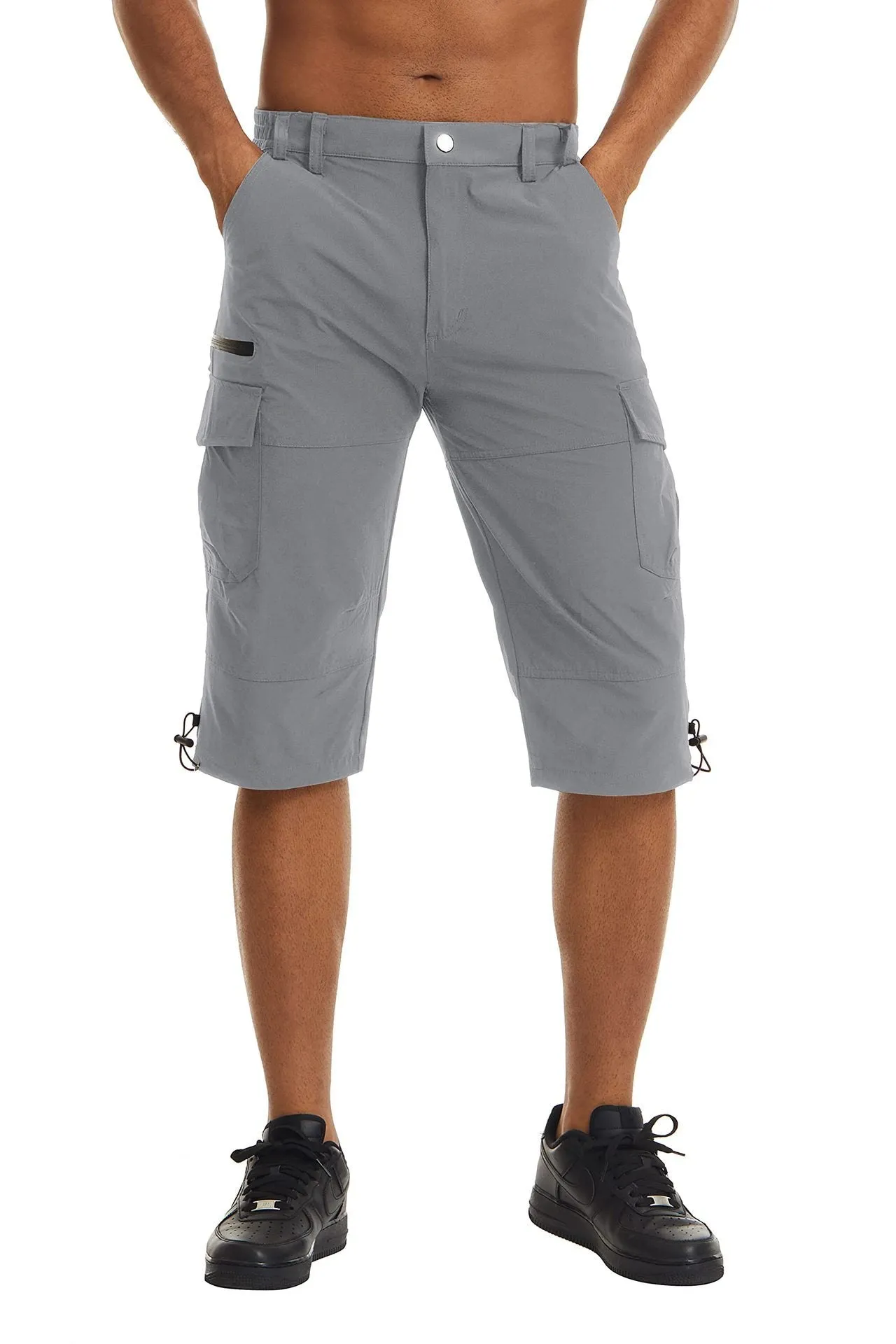 Men’s Thin Loose Summer Cropped Trousers