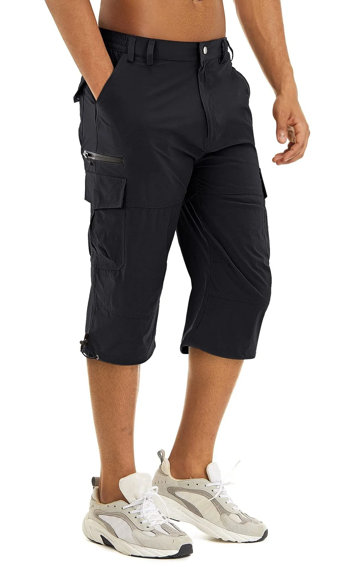 Men’s Thin Loose Summer Cropped Trousers