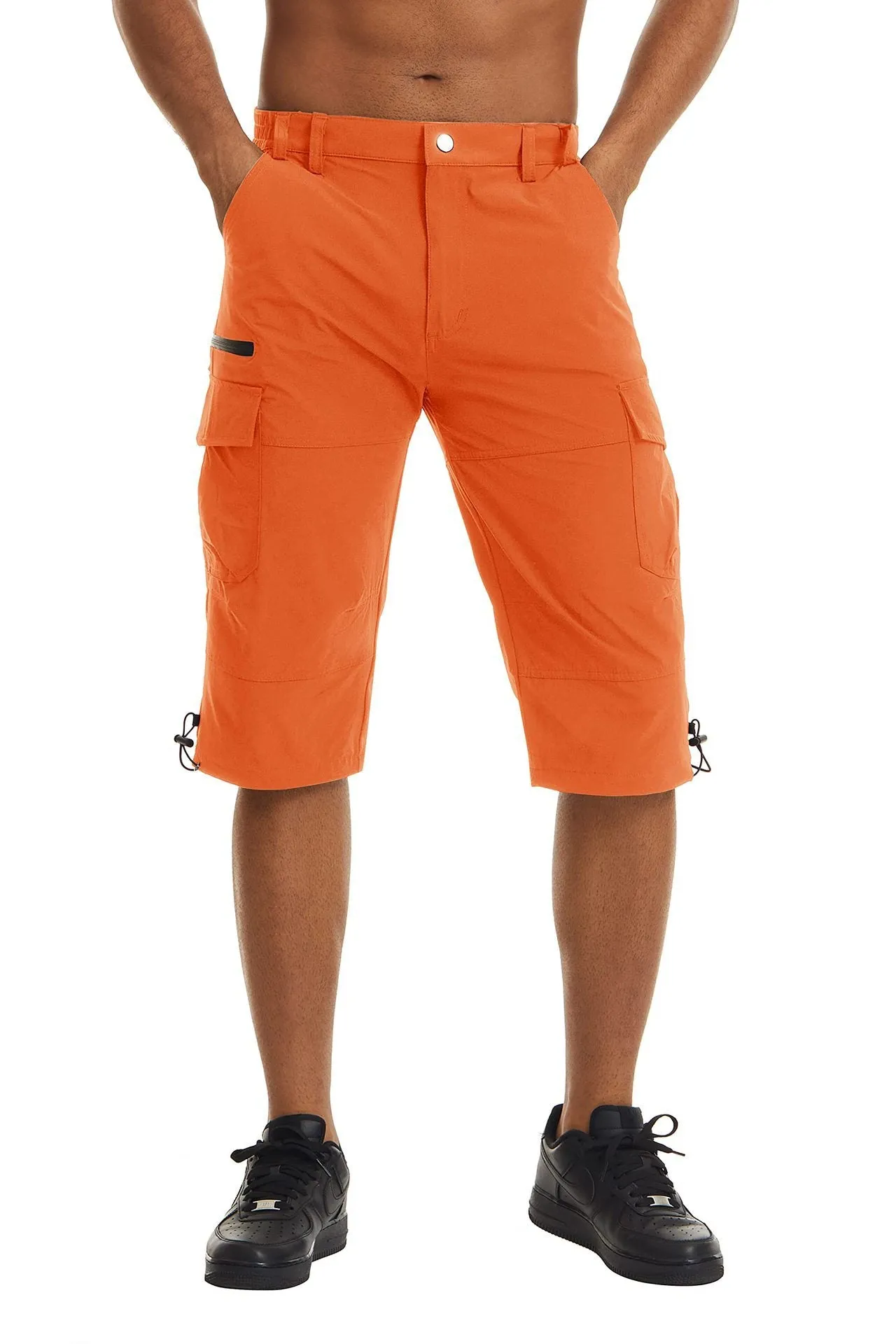 Men’s Thin Loose Summer Cropped Trousers