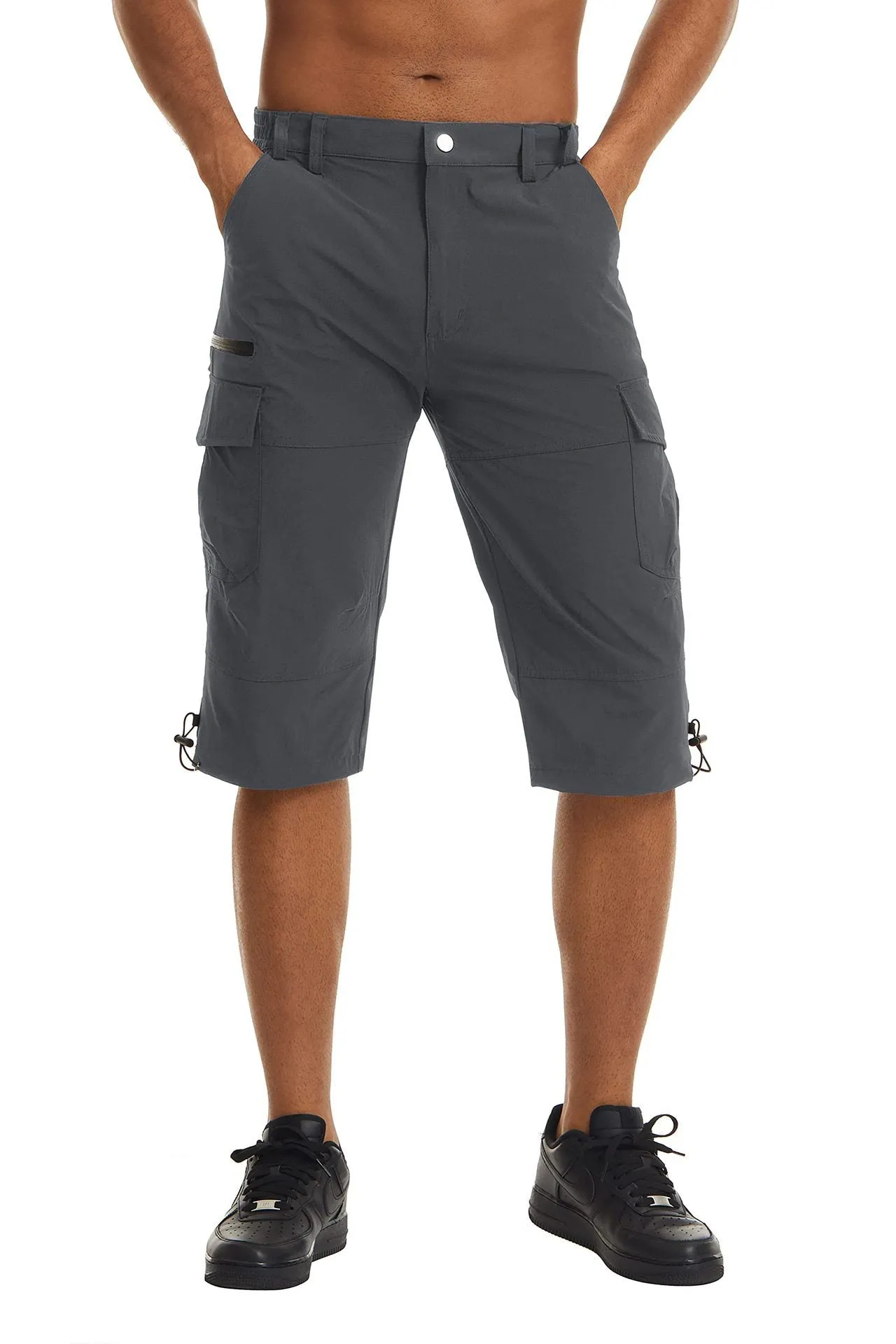Men’s Thin Loose Summer Cropped Trousers