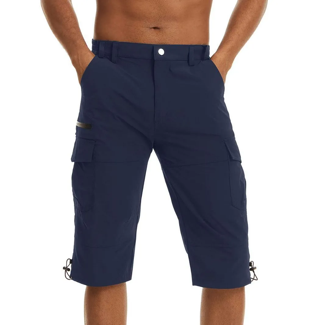 Men’s Thin Loose Summer Cropped Trousers