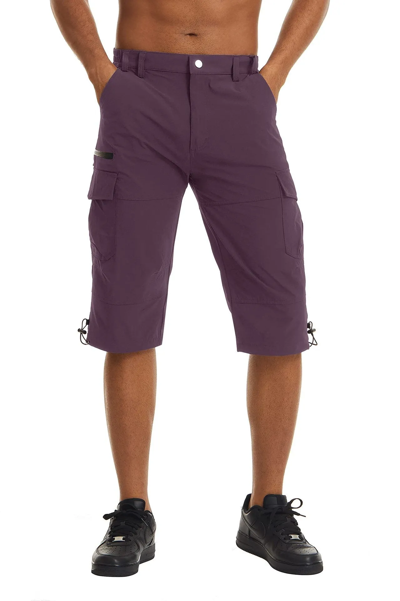 Men’s Thin Loose Summer Cropped Trousers