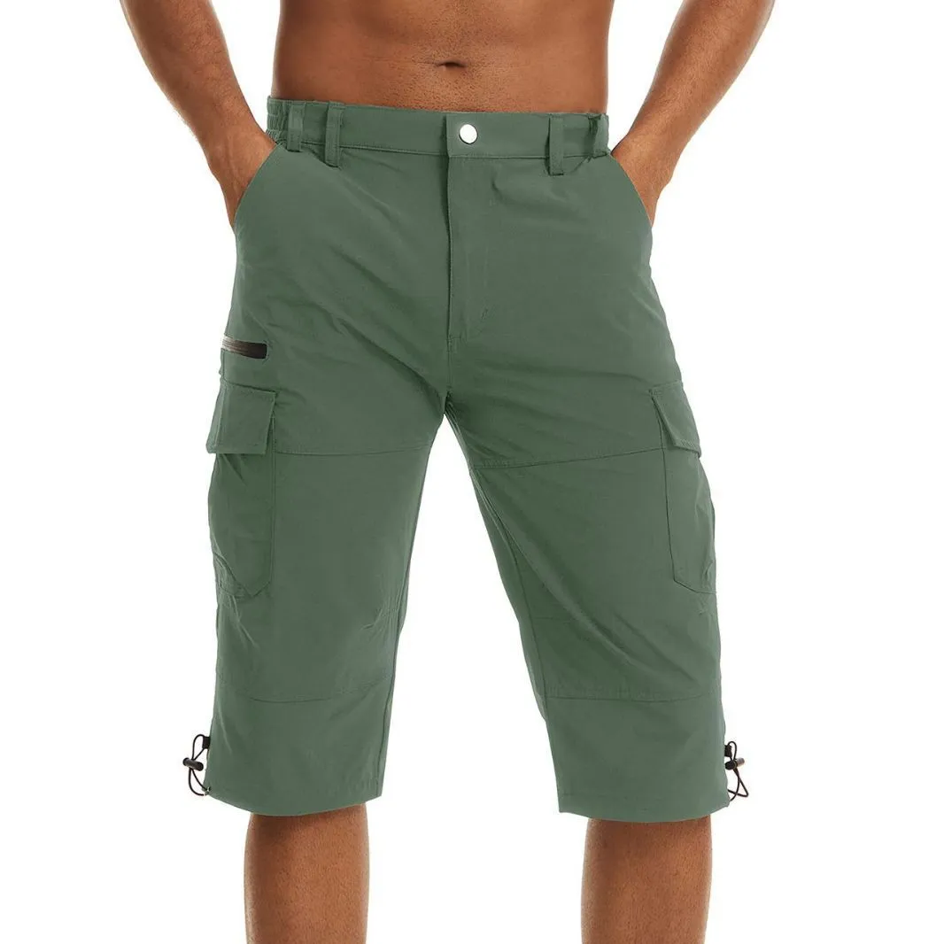 Men’s Thin Loose Summer Cropped Trousers