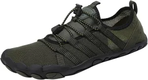 Mens Wading Shoes Outdoor Swim Sports Shoes Flat Breathable Quick-Dry Kayaking Shoe Grounded Hiking Footwear