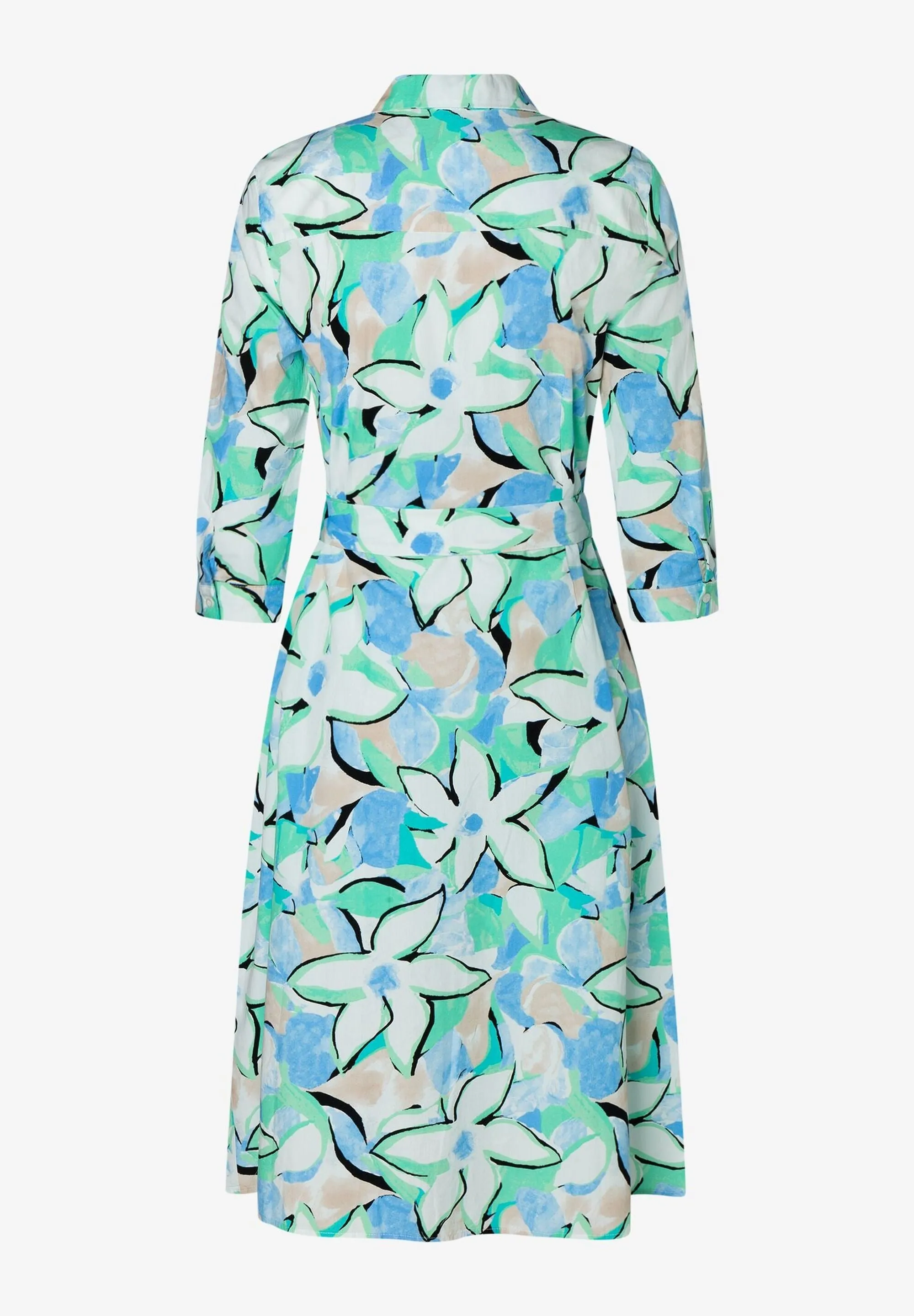 More & More Floral Print Shirt Dress