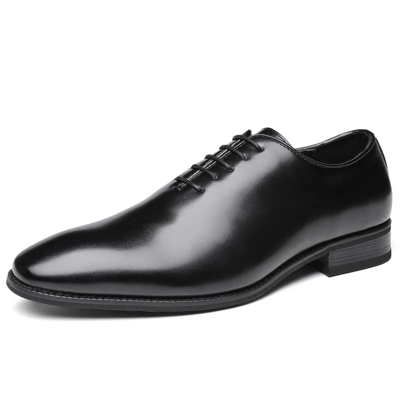 New Leather Hand-polished Business Shoes Men's