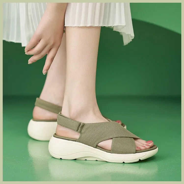 OCW Orthopedic Sandals For Women Bunions Beach Breathable Anti-slip Soles Back Strap Memory Foam