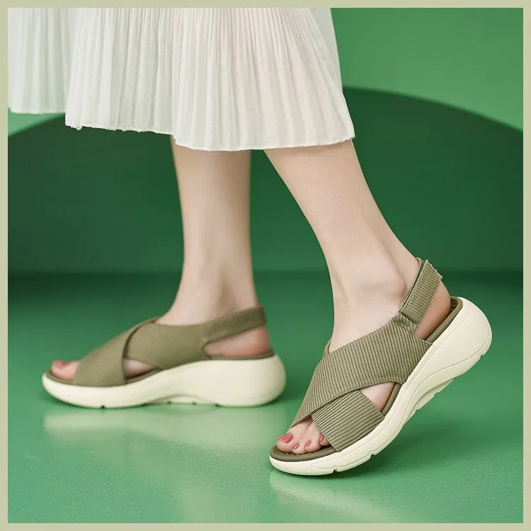 OCW Orthopedic Sandals For Women Bunions Beach Breathable Anti-slip Soles Back Strap Memory Foam