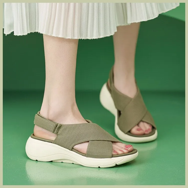 OCW Orthopedic Sandals For Women Bunions Beach Breathable Anti-slip Soles Back Strap Memory Foam