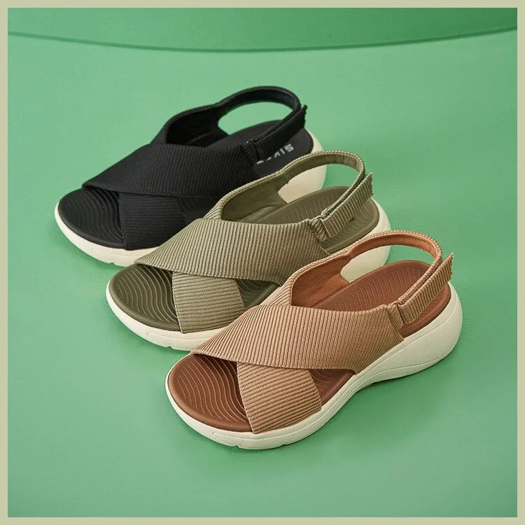 OCW Orthopedic Sandals For Women Bunions Beach Breathable Anti-slip Soles Back Strap Memory Foam