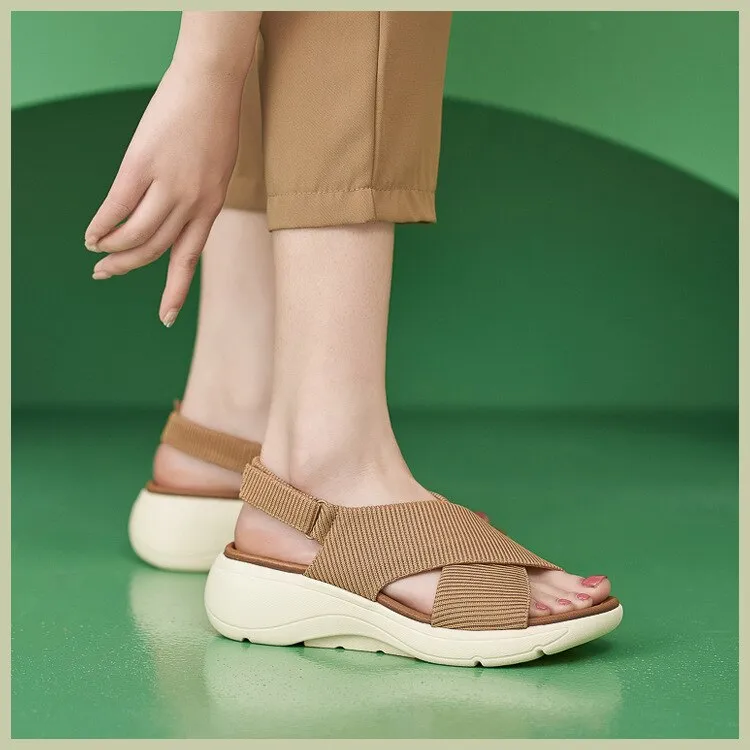 OCW Orthopedic Sandals For Women Bunions Beach Breathable Anti-slip Soles Back Strap Memory Foam