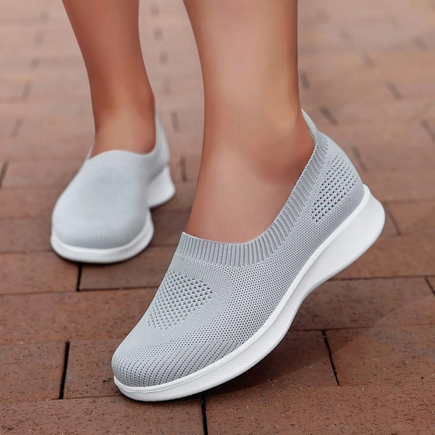 Orthopedic Shoes for Women 2024 New Breathable Sneakers Soft Slip on Walking Shoes Platform Sneakers Running Shoes