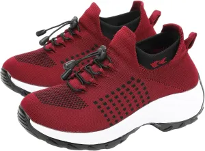 Orthopedic Shoes for Women Comfort Wear Orthowear Shoes Wide Width Slip On Walking Tennis Sneakers Plantar Fasciitis Bowling Shoe Mesh Athletic Style for Bowlers Breathable Lightweight