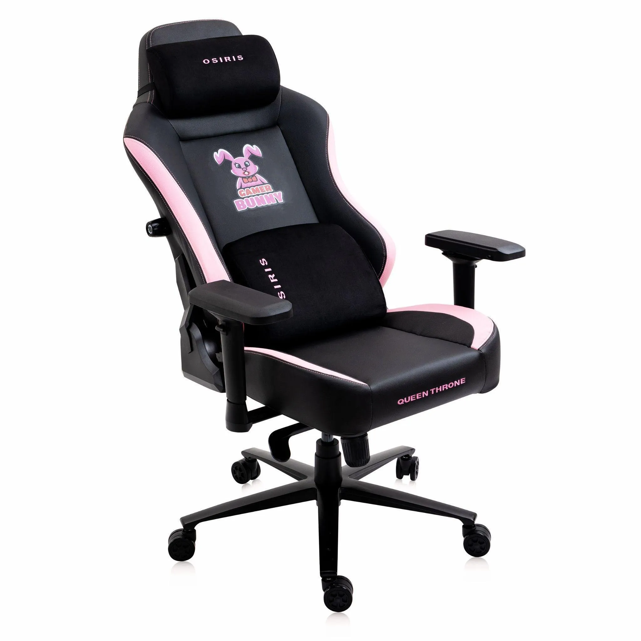 Osiris Series Gaming Chair With Massage Lumbar Pillow & 4D Armrest By HDCANADA - PINK